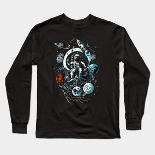 Waving Astronaut Long Sleeve T-Shirt